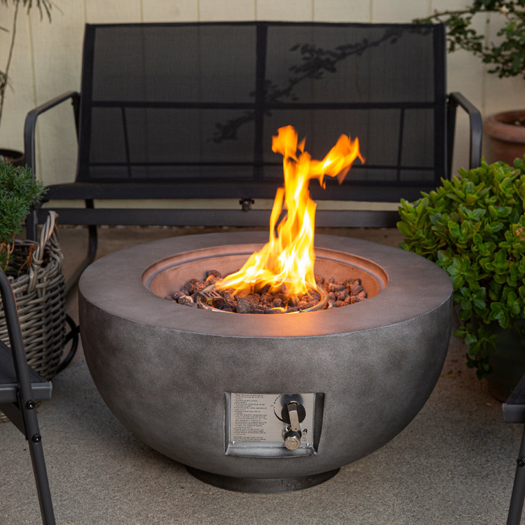 Keaton Round Fire Pit & Reviews Joss & Main